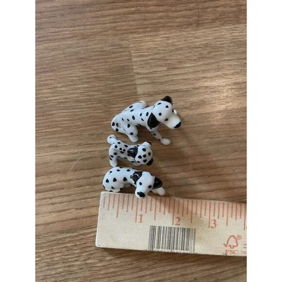 3pc vintage Ceramic Dalmatian Dogs figurines Collectible - Picture 6 of 8